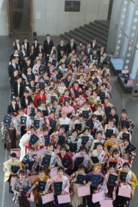 看護学専攻卒業写真